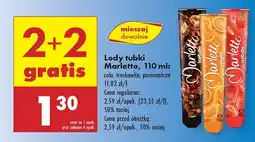 Biedronka Lody tubki Marletto oferta