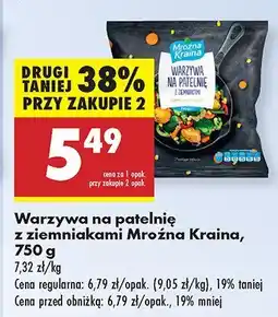 Biedronka Warzywa na patelnię z ziemniakami Mroźna Kraina oferta