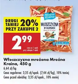 Biedronka Włoszczyzna mrożona Mroźna Kraina oferta