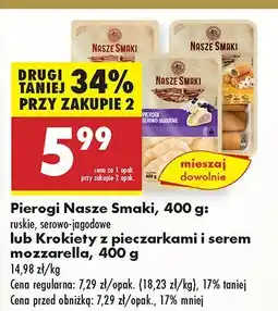 Biedronka Pierogi ruskie Nasze Smaki oferta