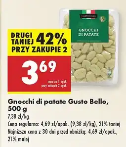 Biedronka Gnocchi di patate Gusto Bello oferta
