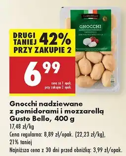 Biedronka Gnocchi nadziewane z pomidorami i mozzarellą Gusto Bello oferta
