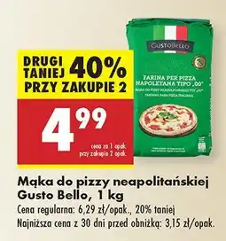 Biedronka Mąka do pizzy neapolitańskiej Gusto Bello oferta