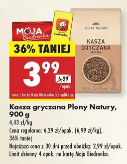 Biedronka Kasza gryczana Płony Natury oferta
