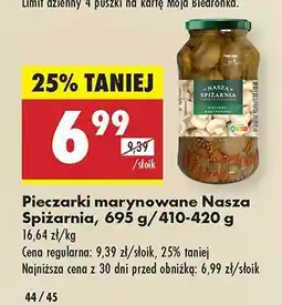 Biedronka Pieczarki marynowane Nasza Spiżarnia oferta
