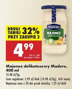 Biedronka Majonez delikatesowy Madero oferta