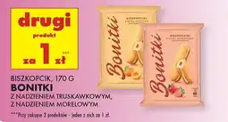 Biedronka Biszkopciki Bonitki z nadzieniem truskawkowym oferta
