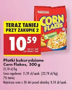 Biedronka Płatki kukurydziane Corn Flakes Nestle oferta
