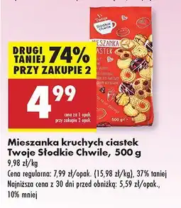 Biedronka Mieszanka kruchych ciastek Twoje Słodkie Chwile oferta
