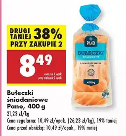 Biedronka Bułeczki śniadaniowe Pano oferta