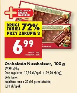 Biedronka Czekolada Nussbeisser oferta