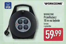 ALDI Workzone przedłużacz 10 m na bębnie oferta
