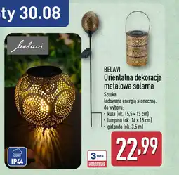 ALDI Belavi orientalna dekoracja metalowa solarna oferta