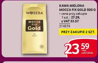 Selgros Kawa mielona Woseba Mocca Fix Gold oferta