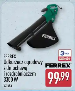 ALDI Ferrex odkurzacz ogrodowy z dmuchawa i rozdrabniaczem 3300 w oferta