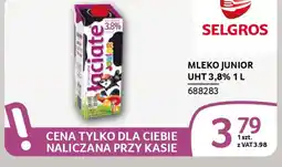 Selgros Mleko Junior oferta