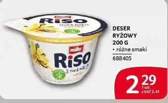 Selgros Deser ryżowy Müller Riso oferta