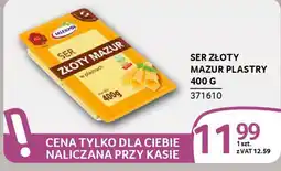 Selgros Ser Złoty Mazur plastry oferta