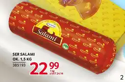 Selgros Ser salami mlekpol oferta