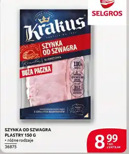 Selgros Szynka od Szwagra Krakus oferta