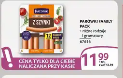 Selgros Parówki Family Pack Tarczynski oferta