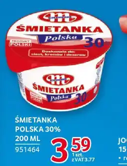 Selgros Śmietanka polska 30% Mlekovita oferta