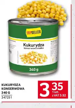 Selgros Kukurydza konserwowa Topseller oferta