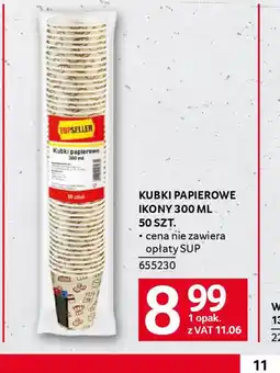 Selgros Kubki papierowe Ikony oferta