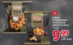 Selgros Surimi panierowane, w kształcie krewetki Vici oferta