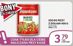Selgros Sos do pizzy z ziołami Dawtona oferta
