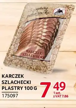 Selgros Karczek szlachecki plastry oferta