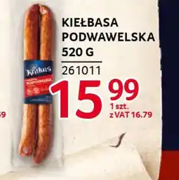 Selgros Kiełbasa podwawelska Krakus oferta