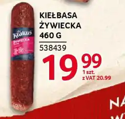 Selgros Kiełbasa żywiecka Krakus oferta