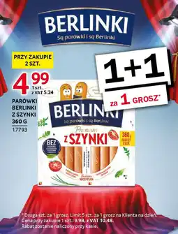 Selgros Parówki berlinki z szynki oferta