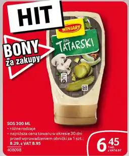 Selgros Sos Tatarski Winiary oferta