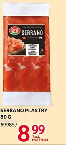 Selgros Serrano plastry Bell oferta