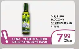 Selgros Olej z lnu tłoczony na zimno oferta
