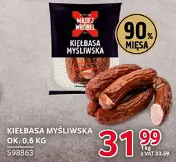 Selgros Kiełbasa myśliwska Madej wróbel oferta