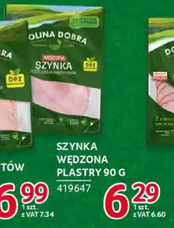 Selgros Szynka wędzona plastry dolina dobra oferta