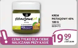 Selgros Krem pistacjowy 45% oferta