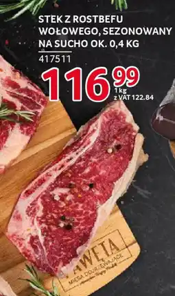 Selgros Stek z rostbefu wołowego, sezonowany na sucho pawęta oferta