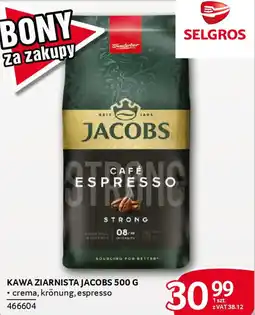 Selgros Kawa ziarnista Jacobs oferta