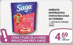 Selgros Herbata ekspresowa owocowa Saga oferta
