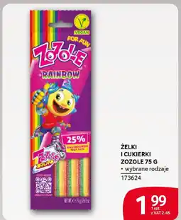 Selgros Zelki i cukierki Zozole oferta