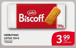 Selgros Herbatniki Lotus Biscoff oferta