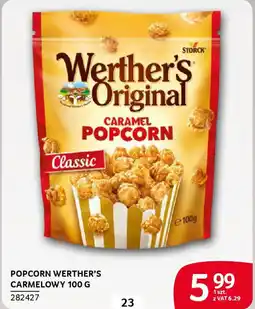 Selgros Popcorn Werther's Caramelowy oferta