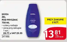 Selgros Zel pod prysznic Nivea oferta