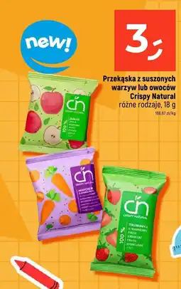 Dealz Przekąska z suszonych warzyw lub owoców Crispy Natural oferta