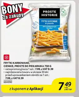 Selgros Frytki karbowane, cienkie, proste do piekarnika oferta