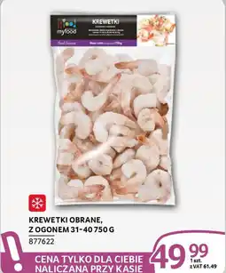 Selgros Krewetki obrane, z ogonem oferta
